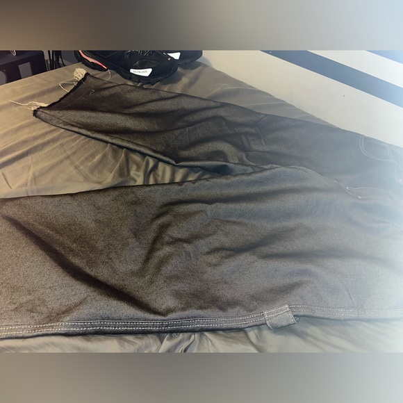 (SOLD) vintage reflective baggy jeans - Picture 4 of 4